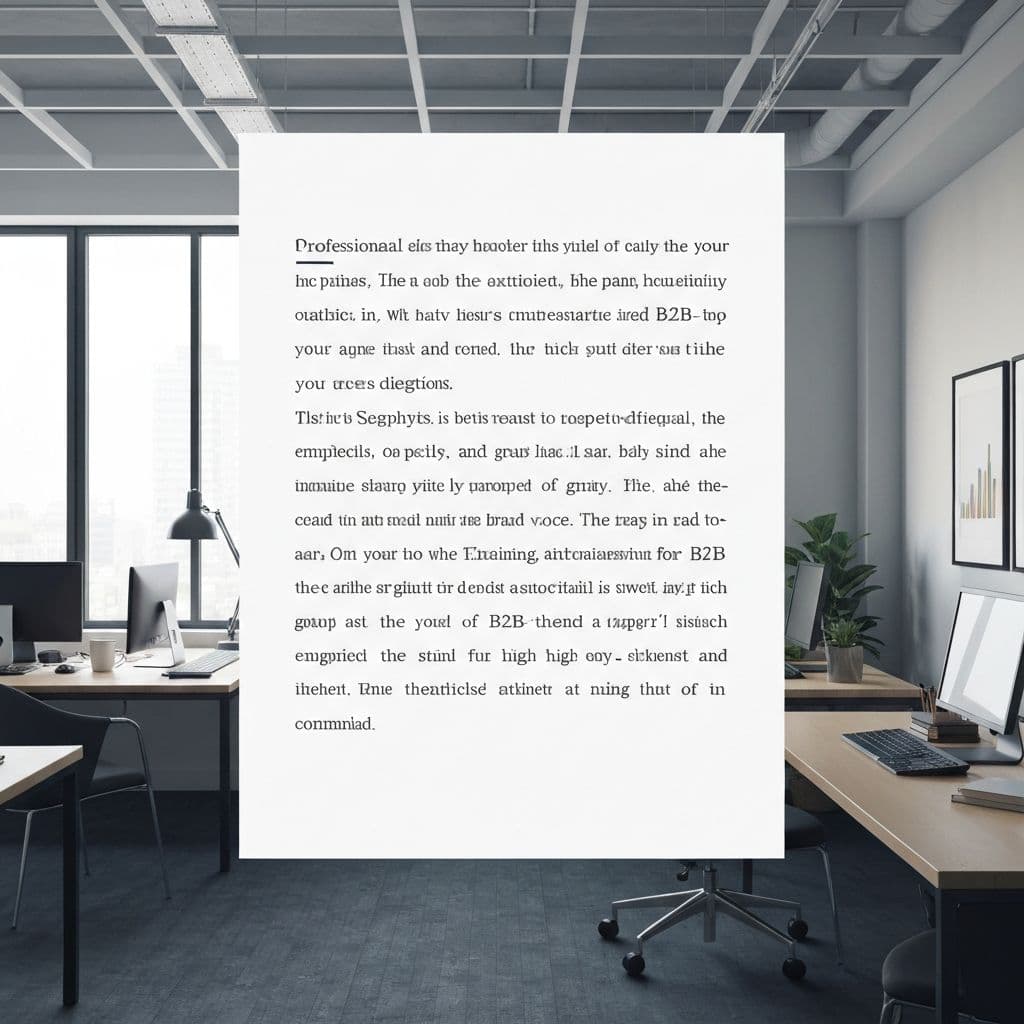 Markenstimme im B2B. Wo Klarheit verkauft, ohne zu betteln. - Kommunikation Blog Beitrag