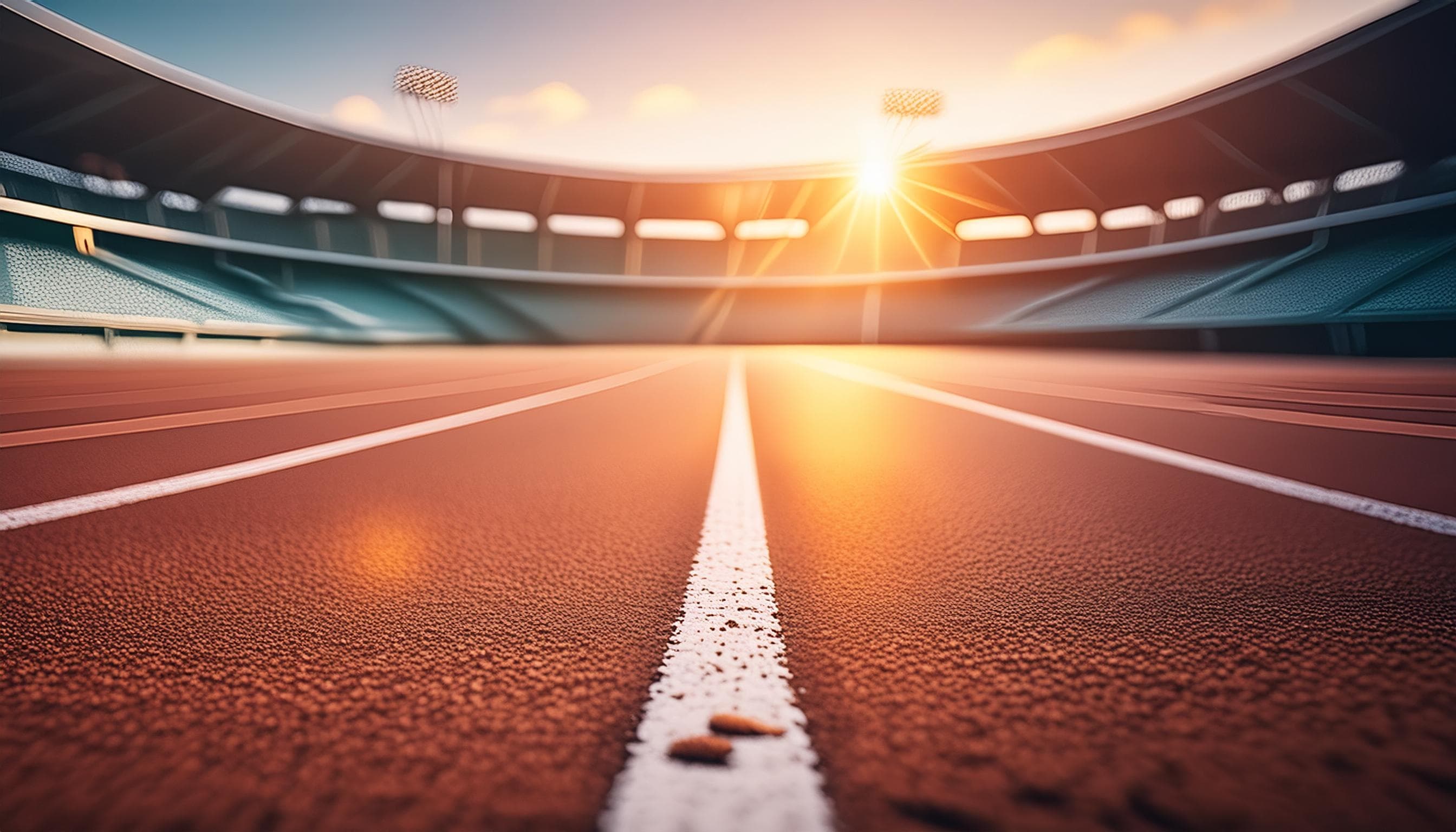 REGUPOL Sportboden Tartanbahn im Stadion