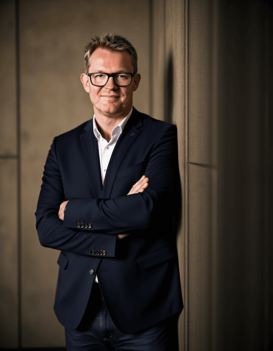 Frank Hüttemann Pressefoto - Business mit verschränkten Armen