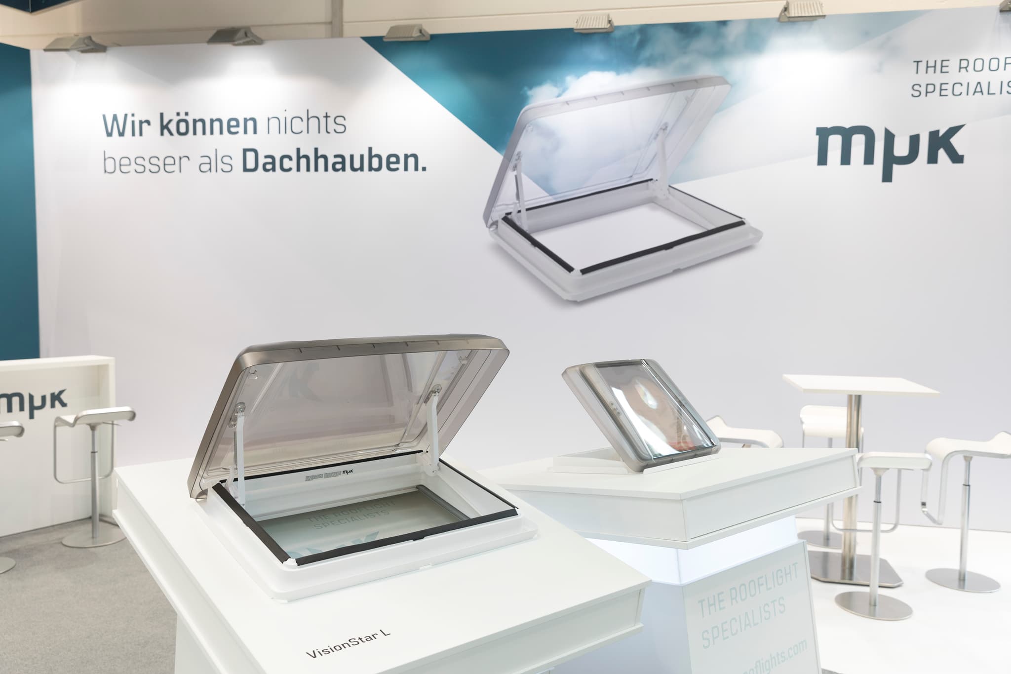Messeauftritt Caravaning – MPK Stand mit professioneller Produktpräsentation