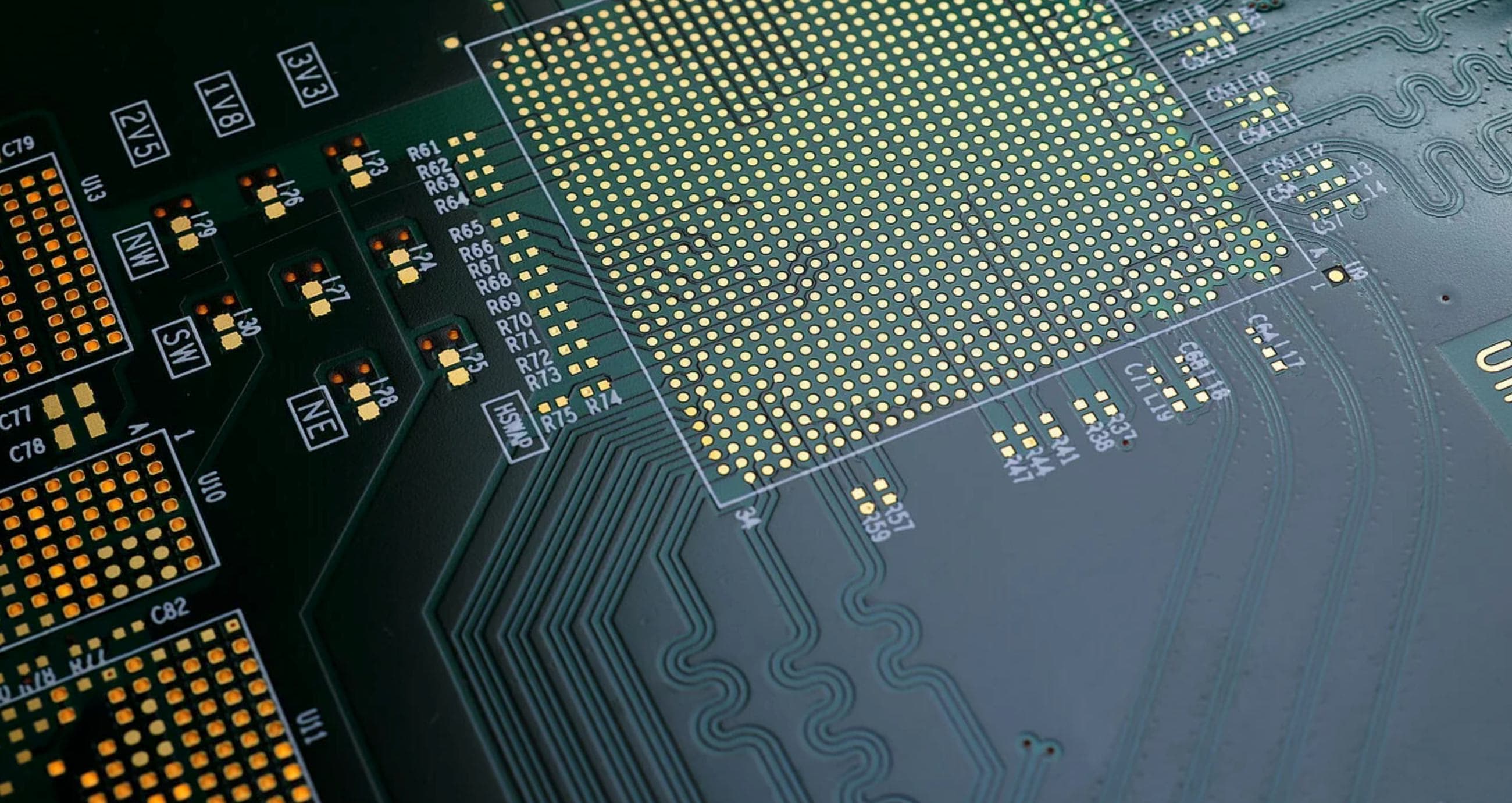 Leiterplatte Makroaufnahme - Richter Leiterplatten